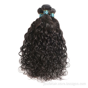 Wholesale Bundles Brazilian Virgin Water Wave 100% Human Hair High Quality 30 Inch Human Hair Extensions In Brazil Bundles